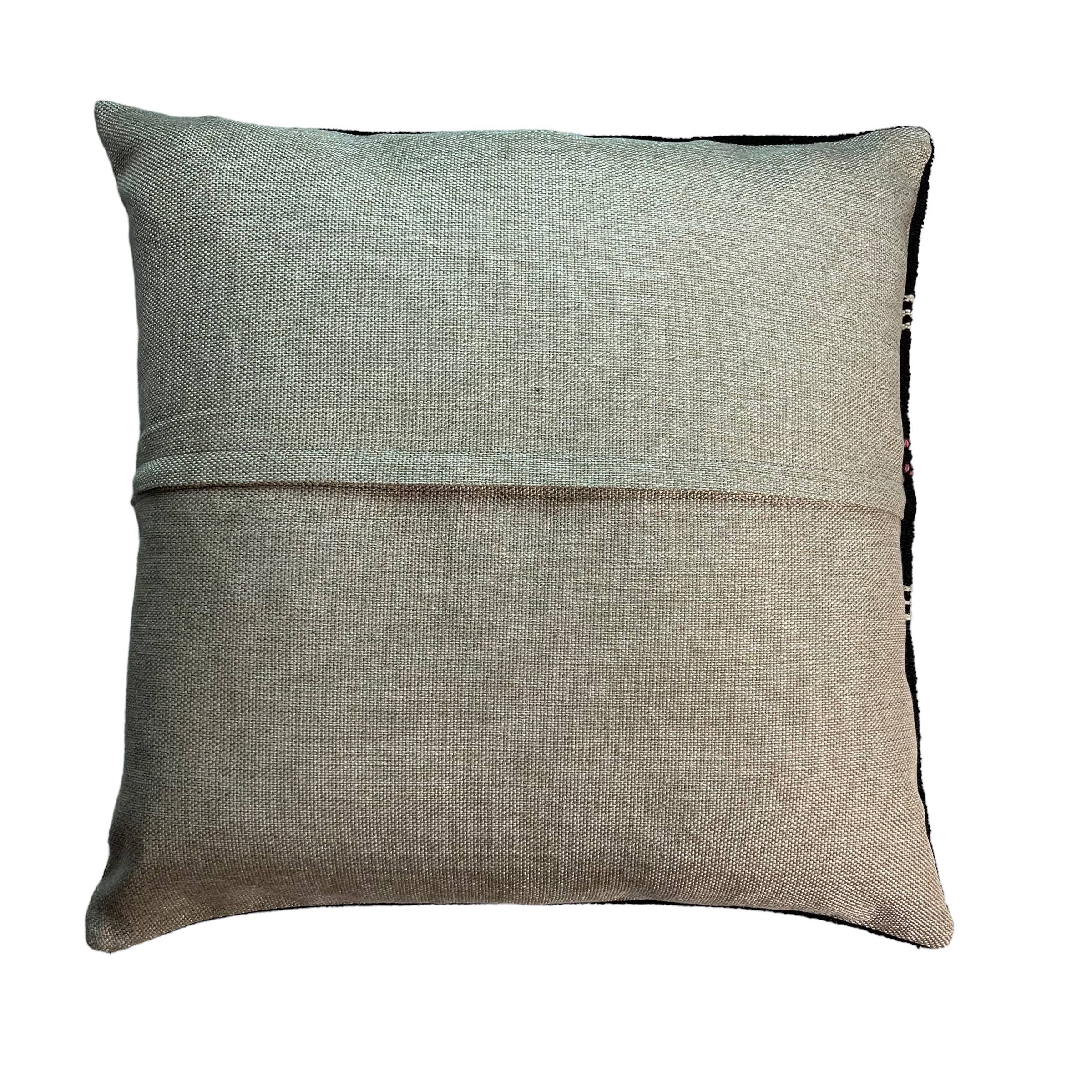 Vintage turkish kilim cushion cover , 55 x 55 cm