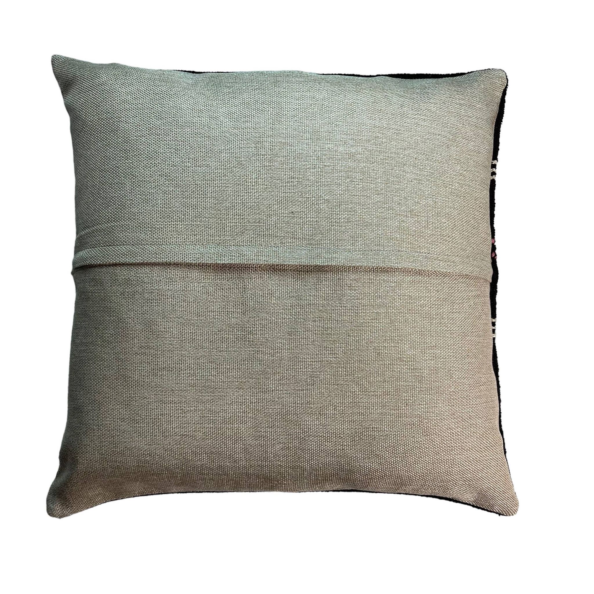 Vintage turkish kilim cushion cover , 55 x 55 cm
