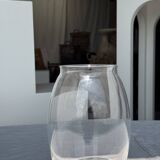 Vase transparent en verre H22