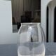 Vase transparent en verre H22