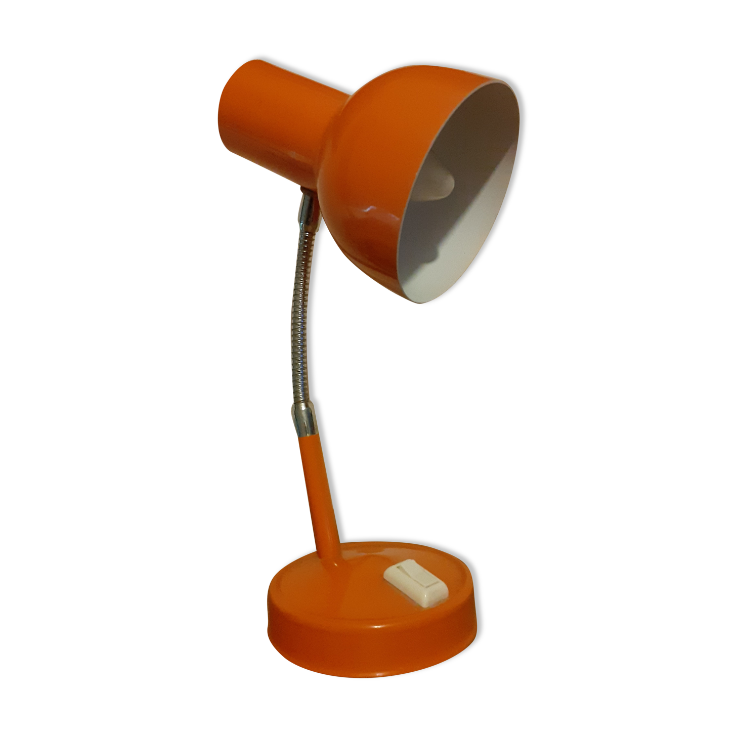 Vintage orange lamp
