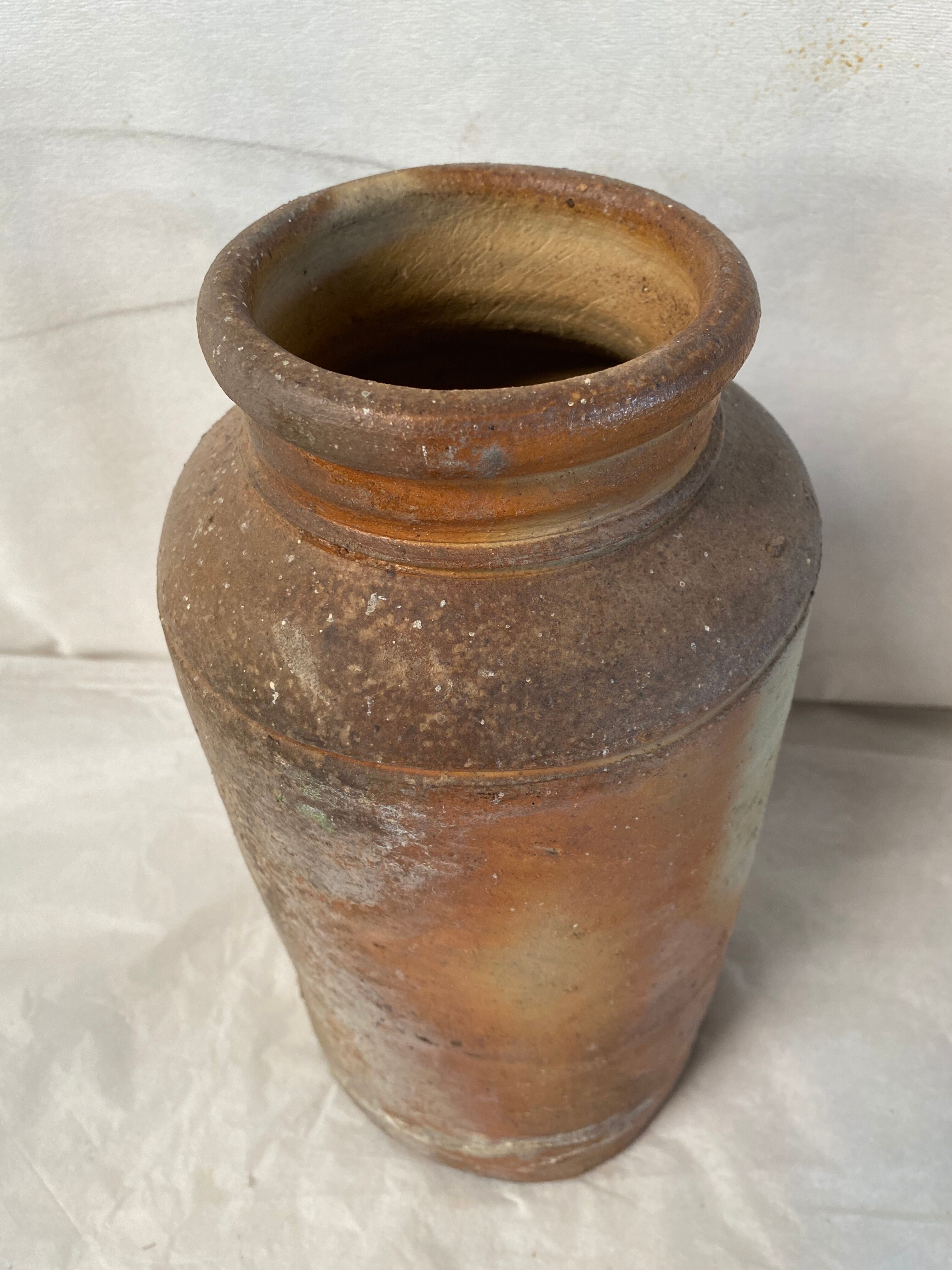 Ancient sandstone vase