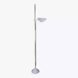 White floor lamp, Italian design from the 70s by Mauro Mazoll