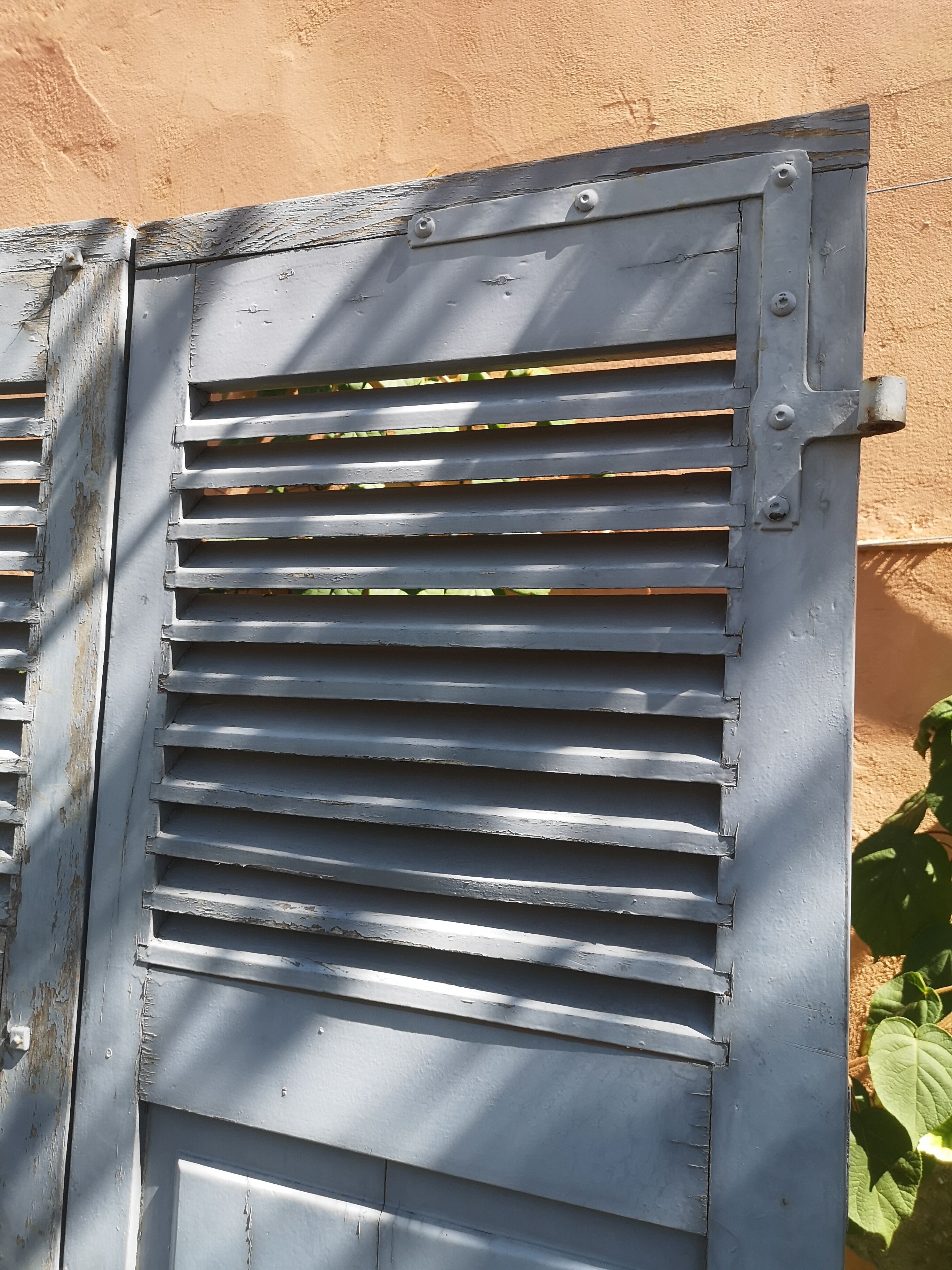 Paire de volets persiennes bois