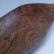 Oblong cut solid wood carved monoxyl