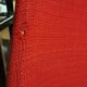 Red fabric chair