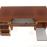 Scandinavian mahogany secretary, Sweden, 1950