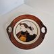 Plate HB Quimper Breton Couple