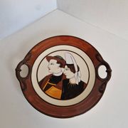 Plat HB Quimper "Couple breton"