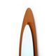Mirror with curved plywood frame, 1960s