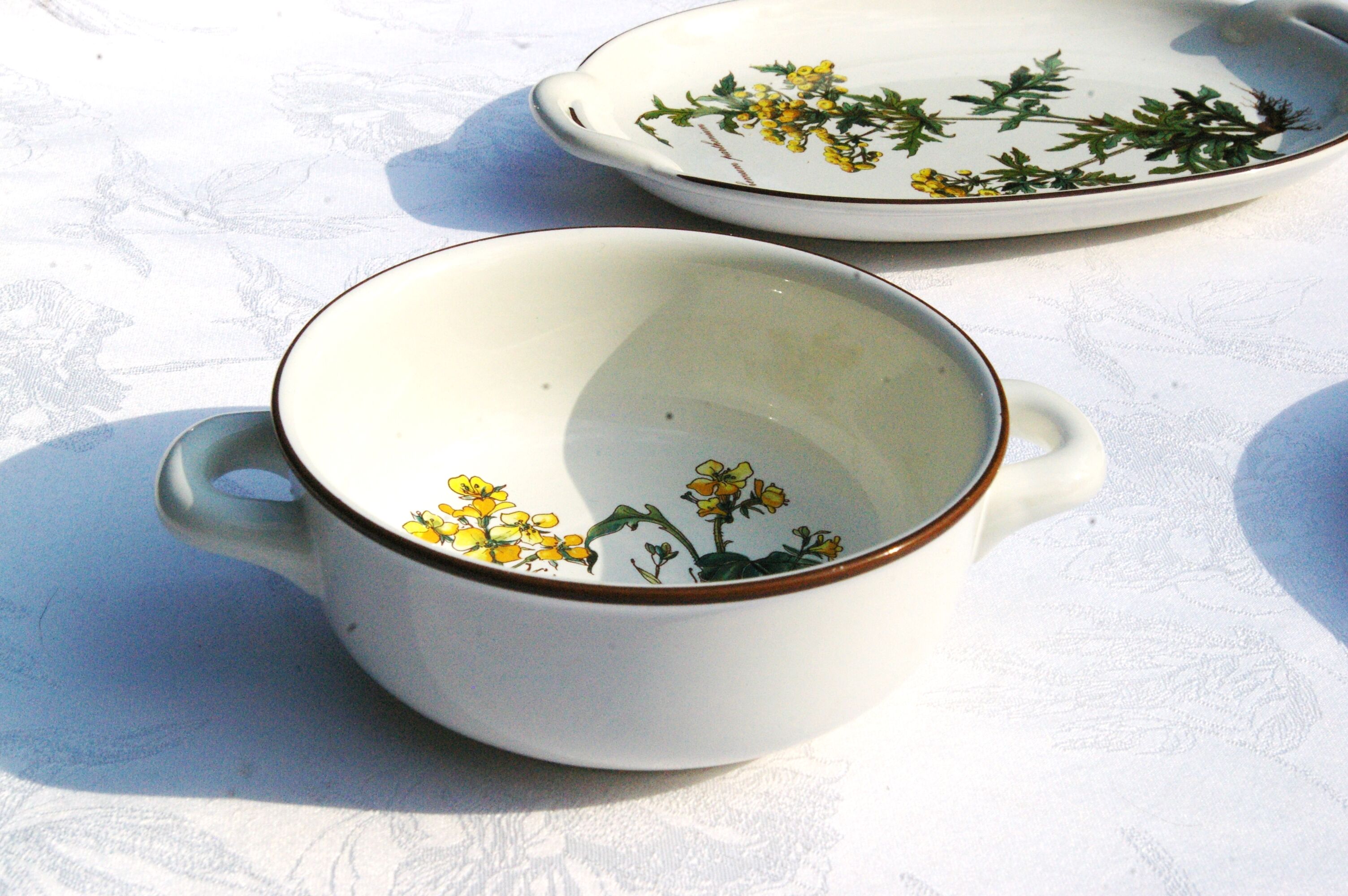 Small Batch of dishes and saucer Villeroy & Boch model Botanica