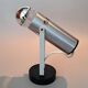 Modernist adjustable wall light in brushed aluminium, 1970s Vintage.