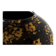 Art Deco vase in Italian ceramic with gold glitter from the 1940s.