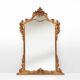 Wood-carved 20th century Louis XV style console mirror, France ca. 1970