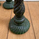 Glass candle holder