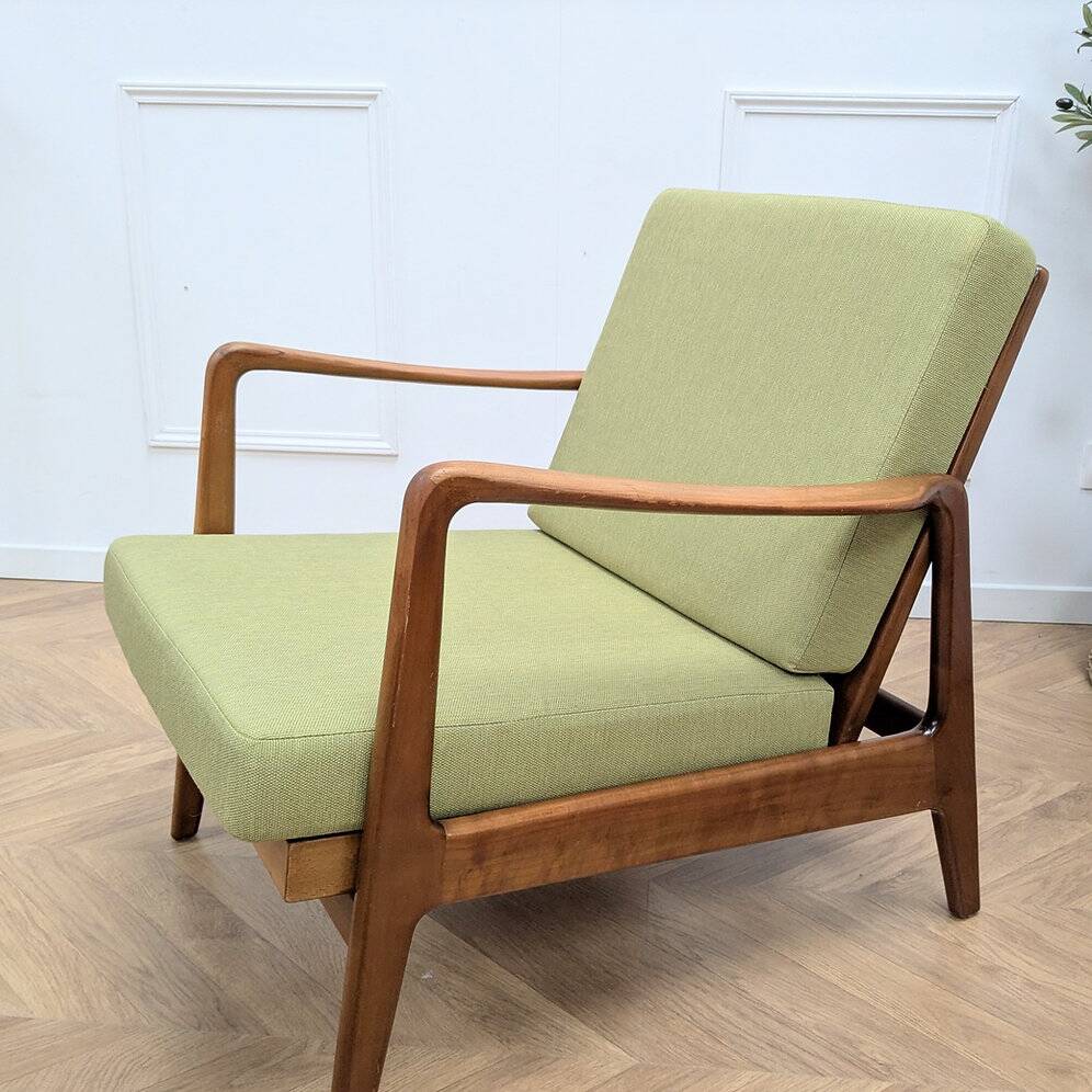 Fauteuil vintage scandinave 3 positions