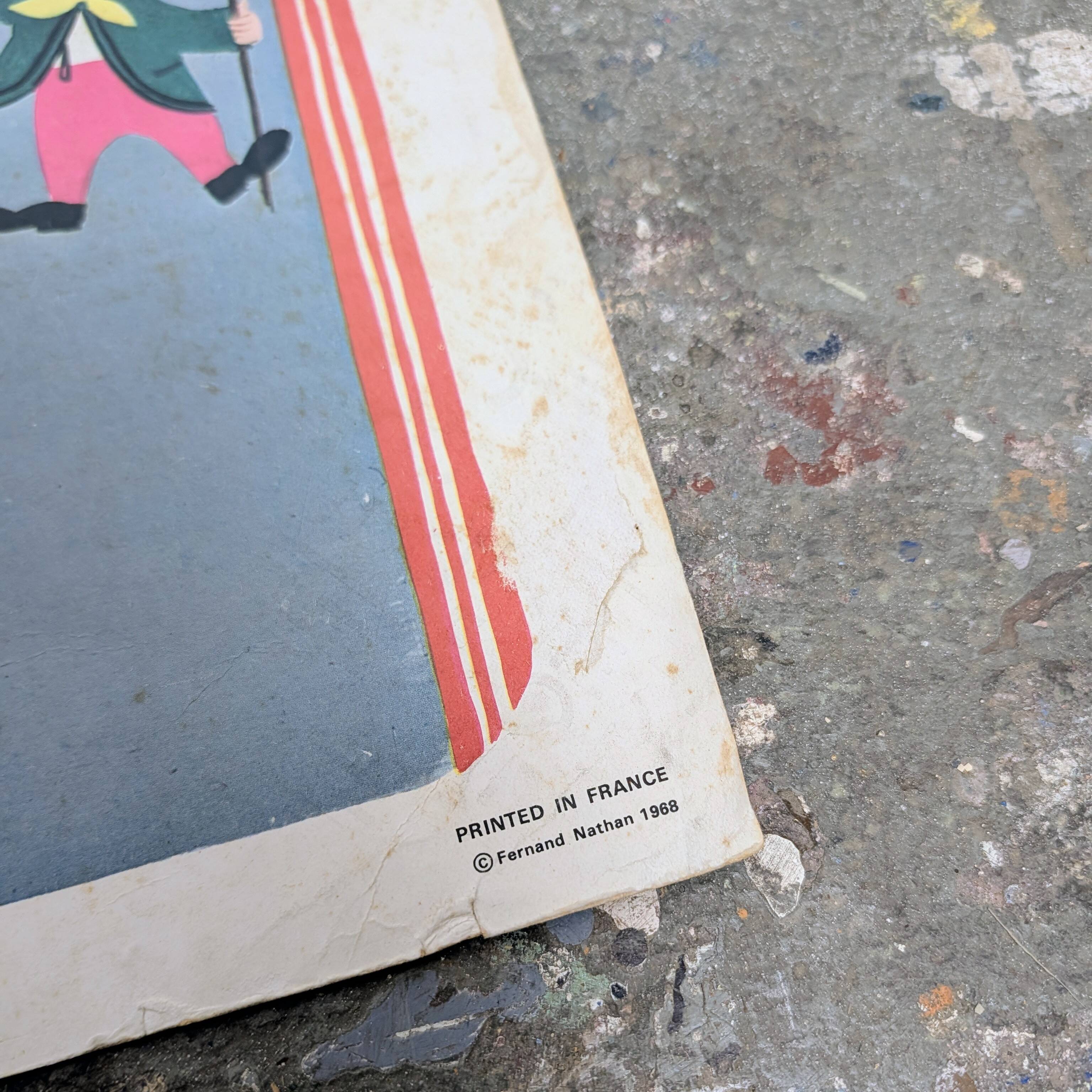 Vintage school poster the circus – Rossignol editions B4
