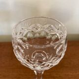 Set of 12 crystallery royale champagne/bayel liqueur glasses