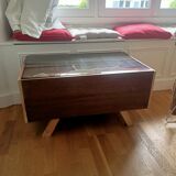 Table basse vitrée