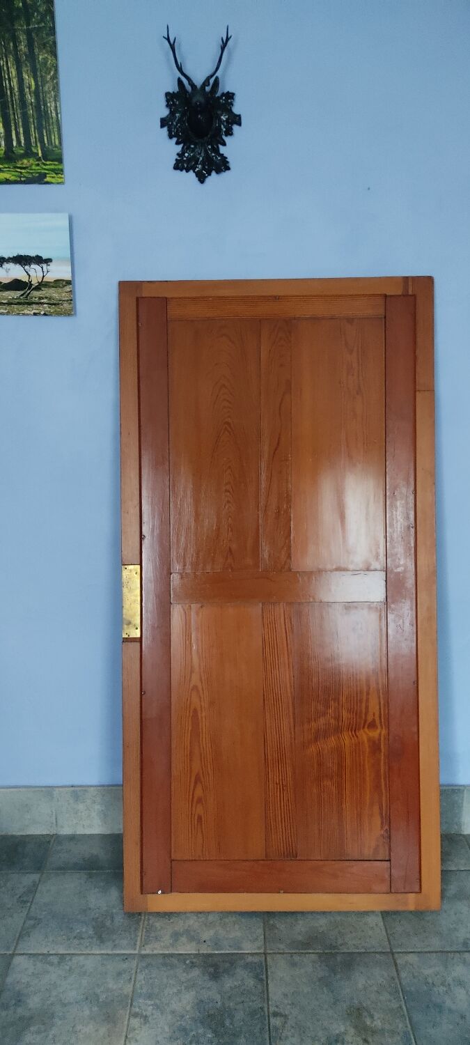 Nice mirror on pine structure 80x160cm
