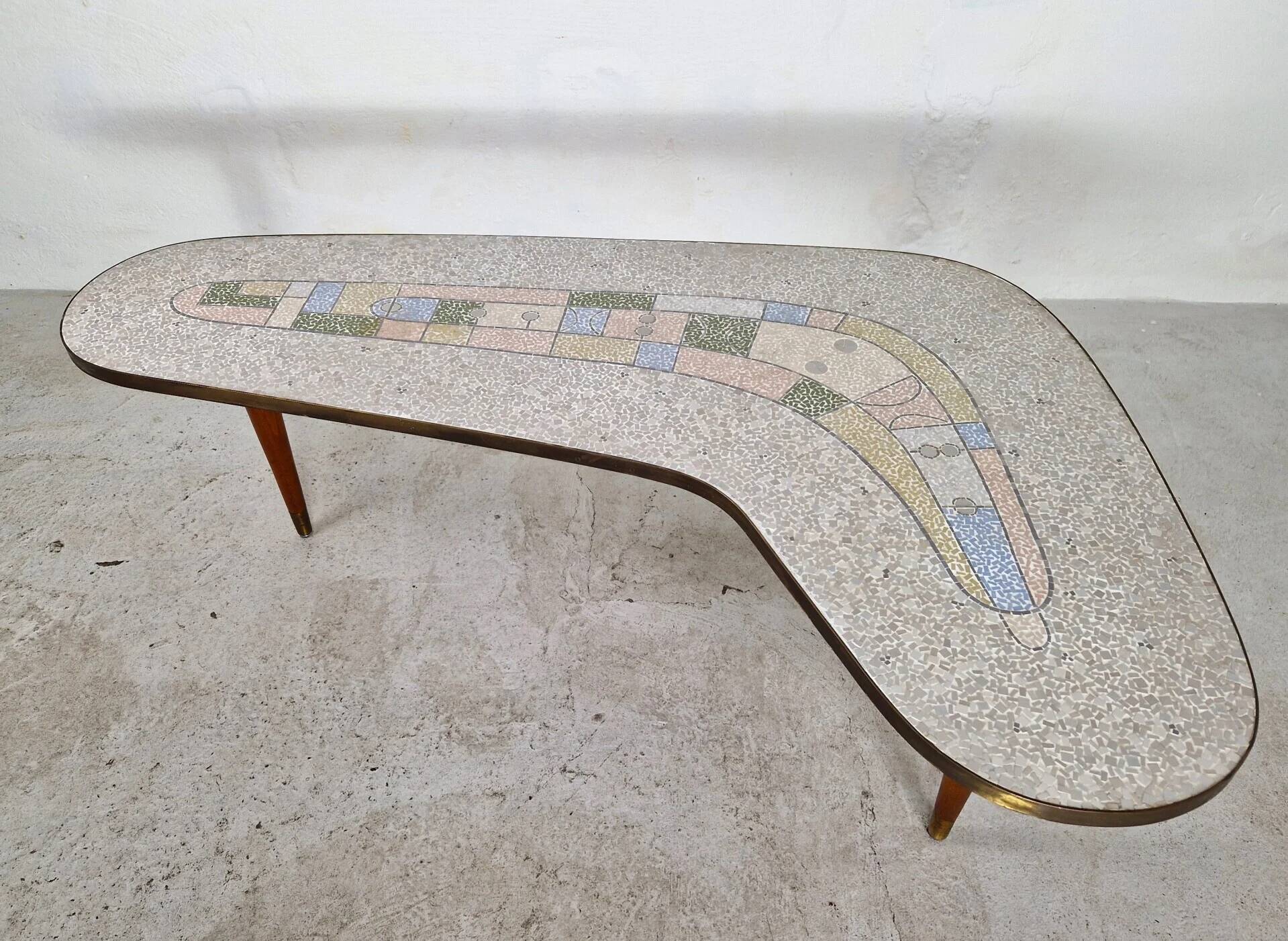 XL Berthold Müller mosaic coffee table
