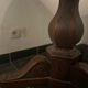 Gueridon table, 19th century, marble and mahogany