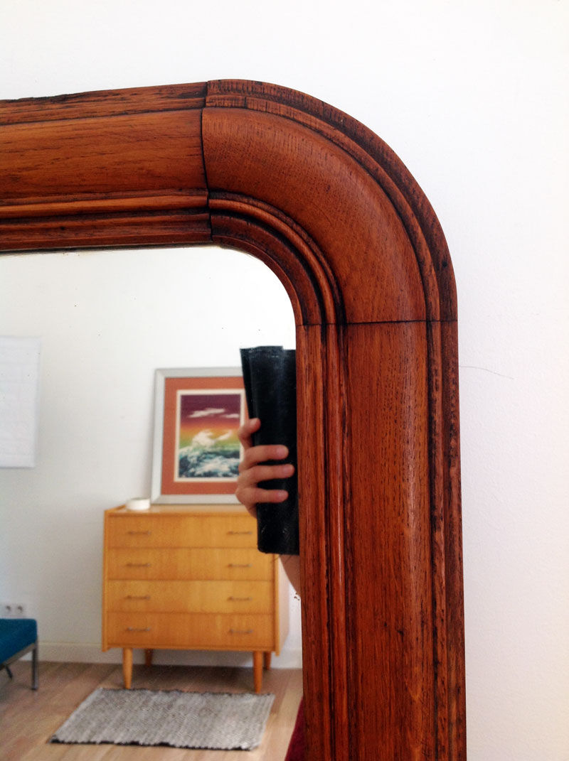 Large Louis-Philippe mirror 150 x 88 cm