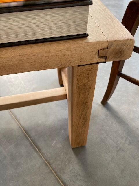 Stripped farm coffee table