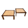 Brutalist Farmer Side Tables  by Gerd Lange for Bofinger, Germany 1960s
