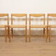 4 x dining chair | Bramin | H.W. Klein | Soaped oak | Restored