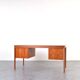 Mid-Century Teak Executive Desk by Torbjørn Afdal for Bruksbo, 1960s.