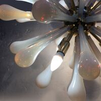 Drops Murano glass chandelier