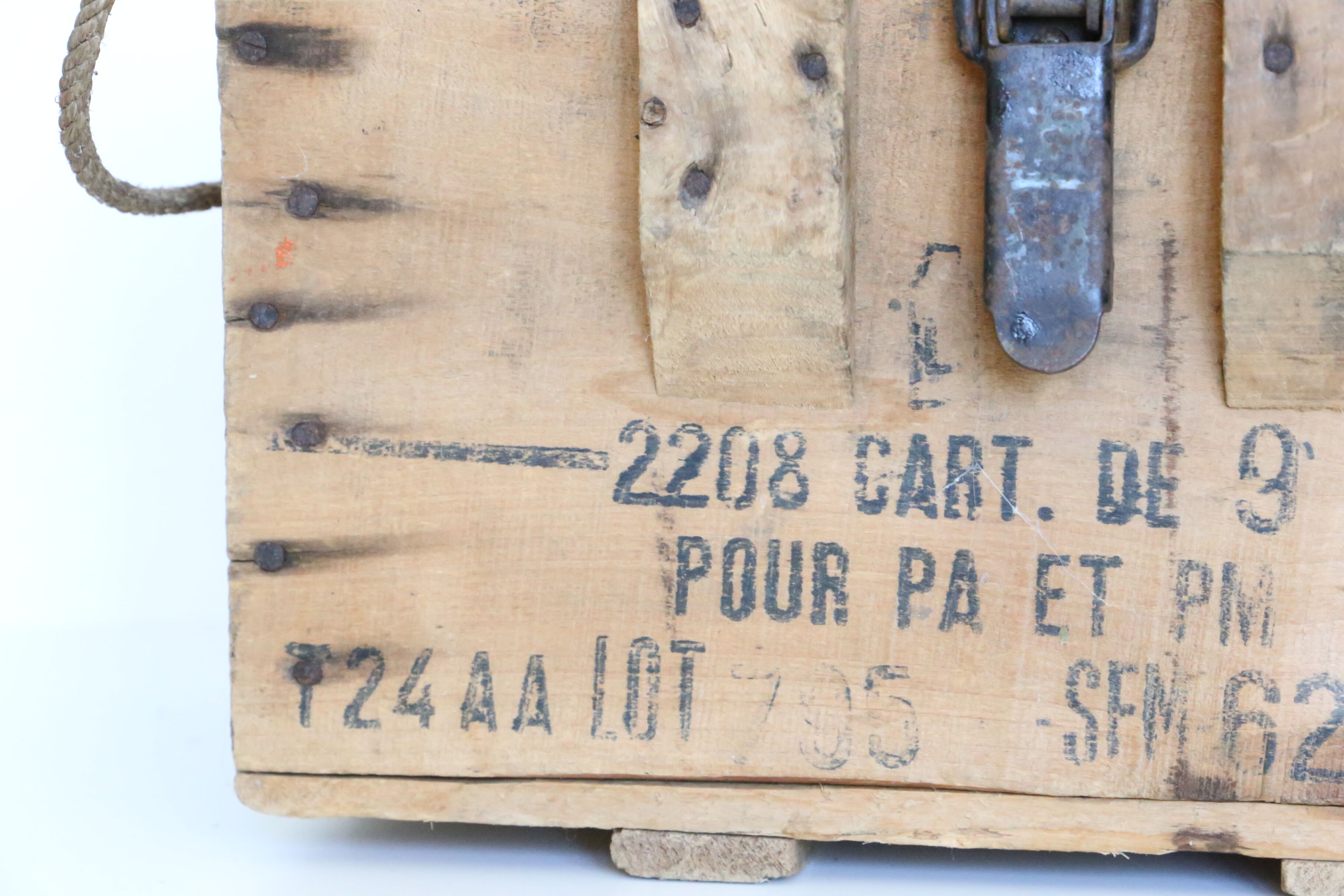 Former ammunition crate