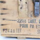 Former ammunition crate