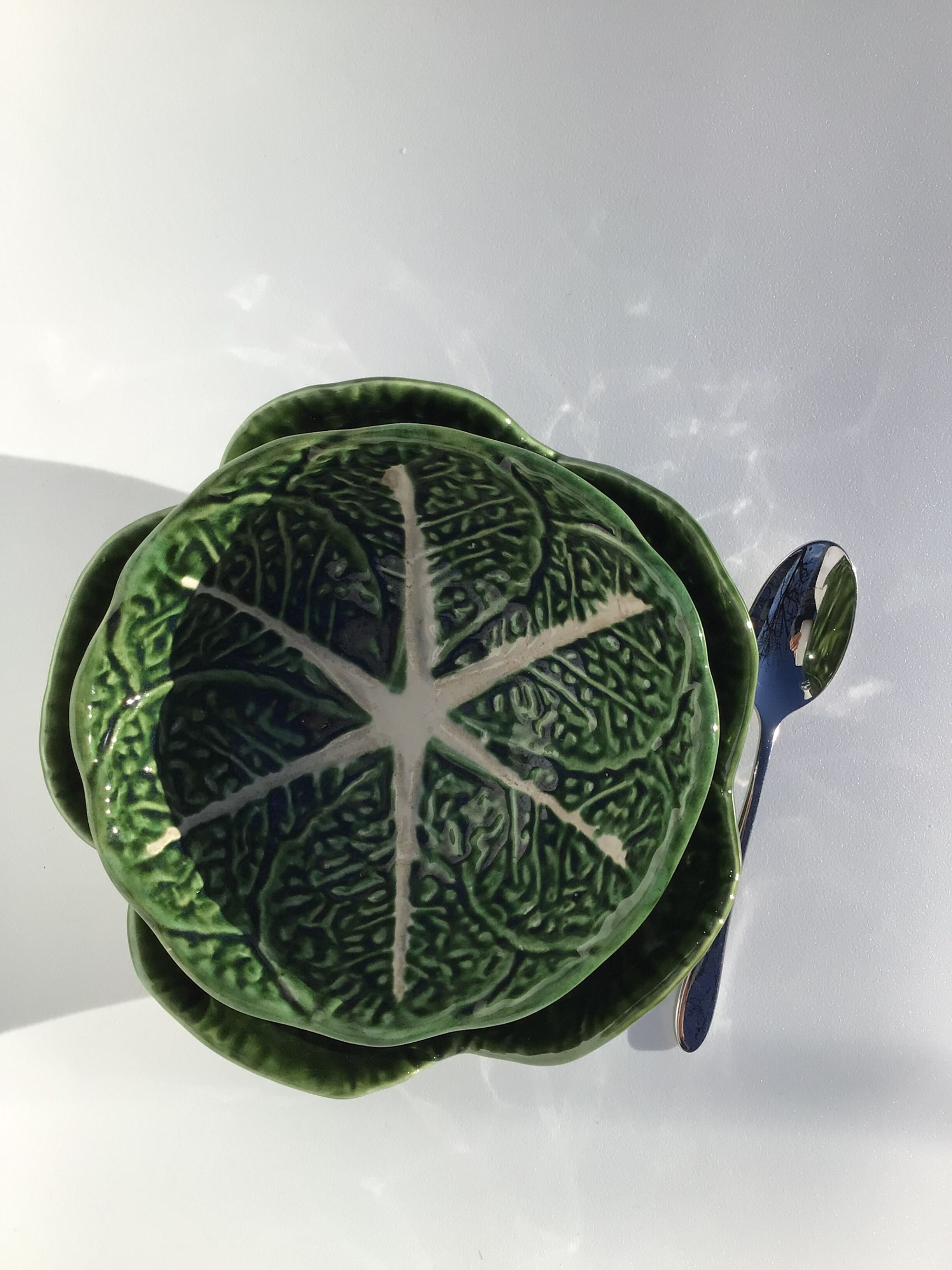 2 bowls slurry cabbage