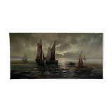 Oil on canvas E. Colin