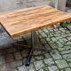 Table en noyer lamellé collé des années 60