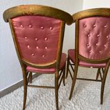Napoleon 3 Satin Ball Chairs (X2)