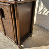 Rattan and wicker shelf