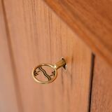 Meuble bar scandinave en teck des années 1950