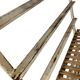 Vintage industrial cart / multi-level display / shelf on wheels