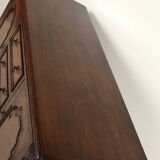 Antique oak carved art & crafts buffet