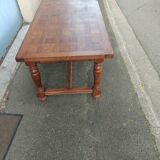 Grande table de ferme chene