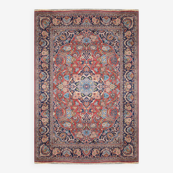 Tapis d'orient iran kashan dabir ancien: 1.30 X 2.10