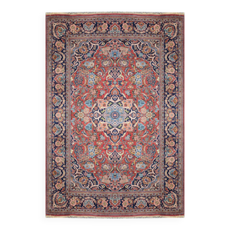 Tapis d'orient iran kashan dabir ancien: 1.30 X 2.10