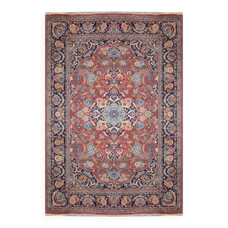 Oriental rug iran kashan dabir old: 1.30 x 2.10