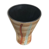 Vase en céramique émaillée hohr made in germany numéroté design et vintage