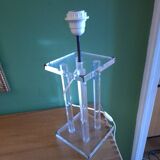 80s plexiglass lamp