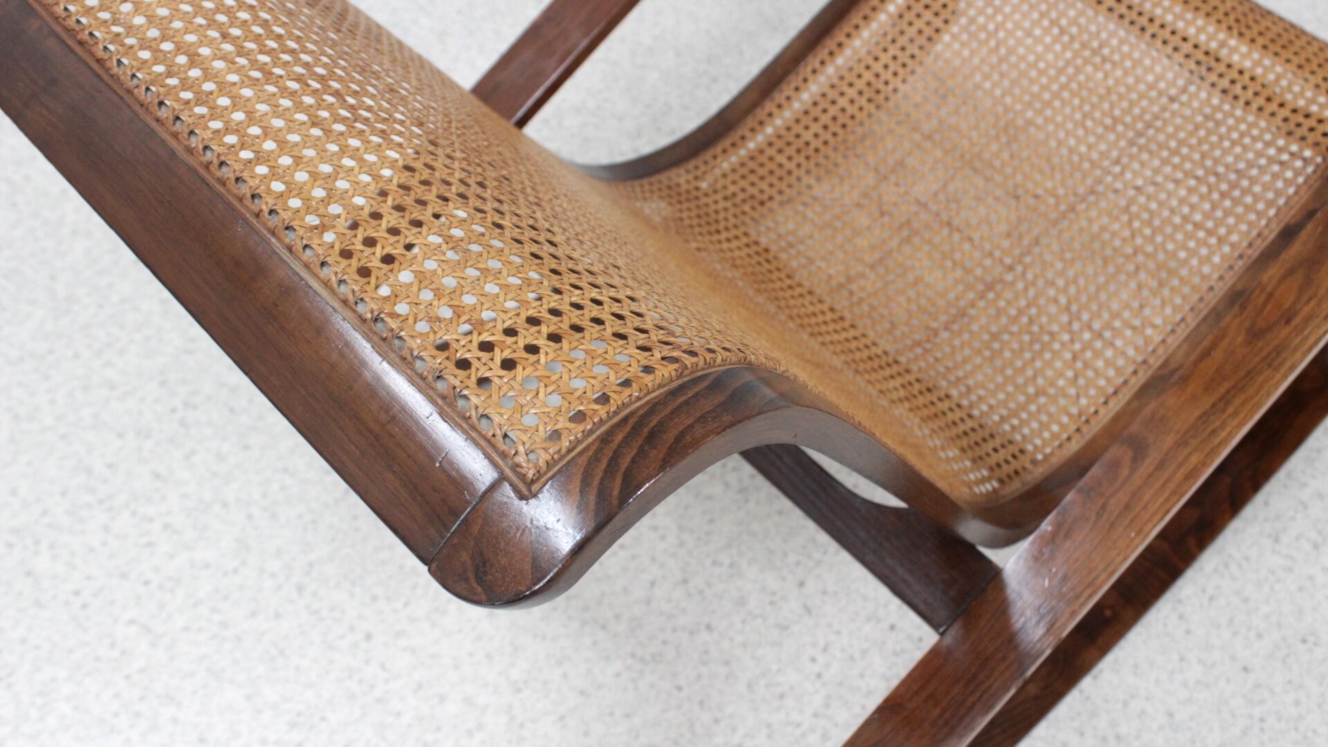 Luigi Crassevig "Dondolo" rocking chair 1970s