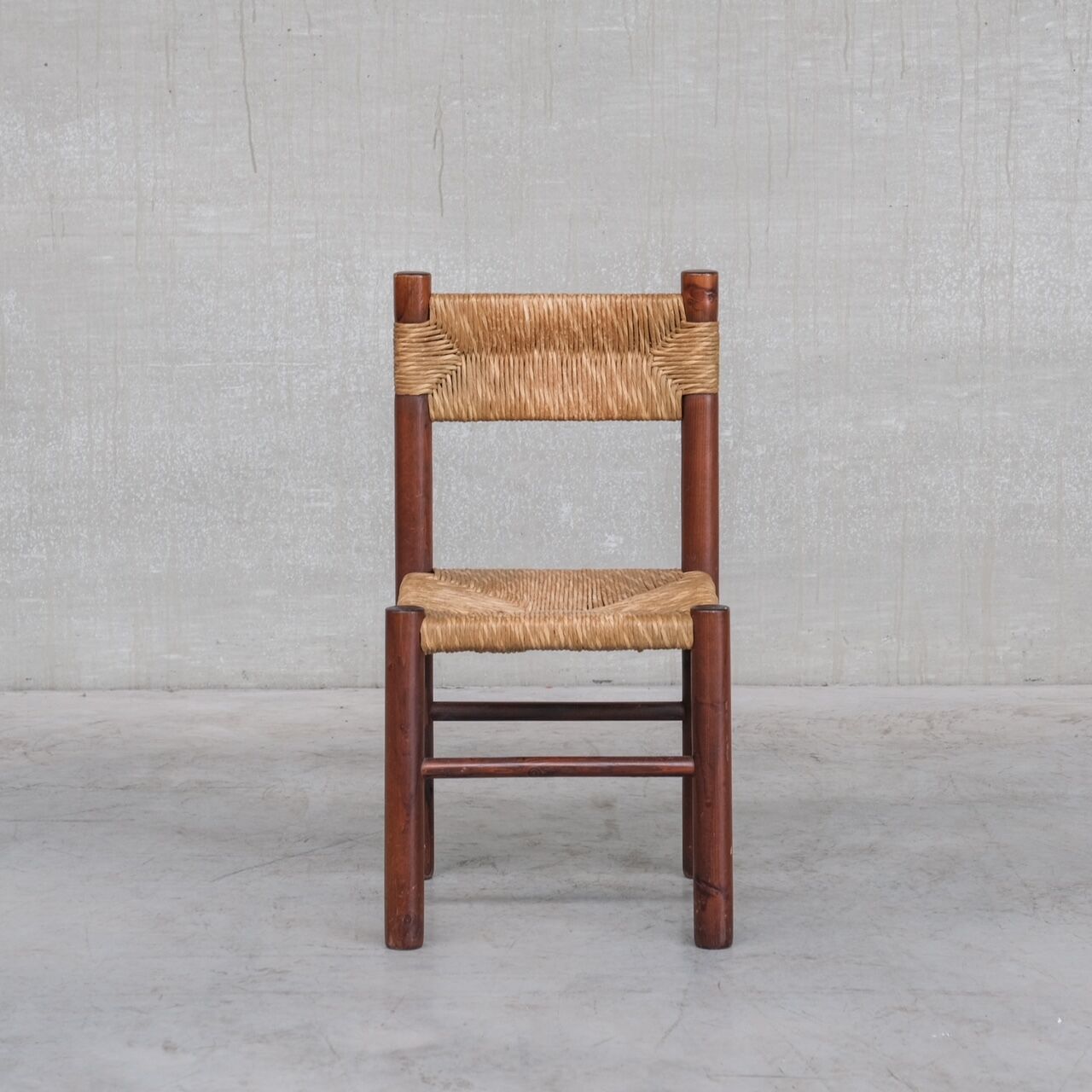 Set of six dining chairs